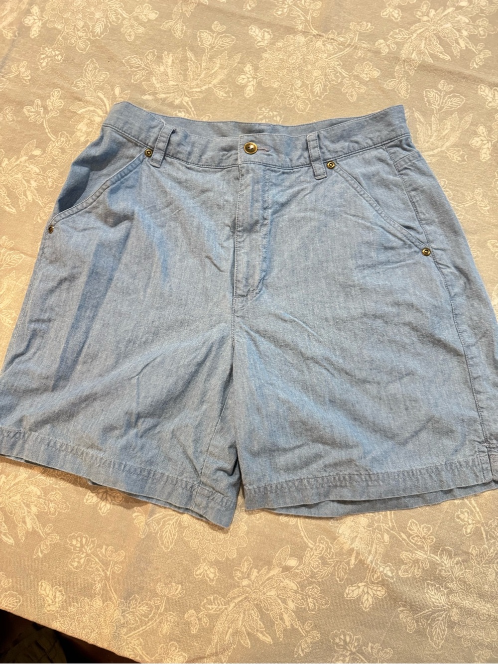 Liz Claiborne Light Blue Denim Jean Shorts